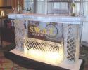 Fire Place Ice Sculpture 