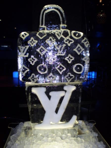 Louie Vitton Ice Sculpture 