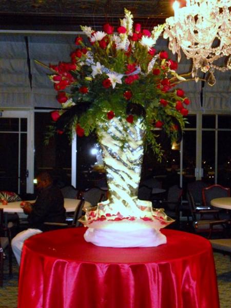 Stunning Ice Centerpiece 